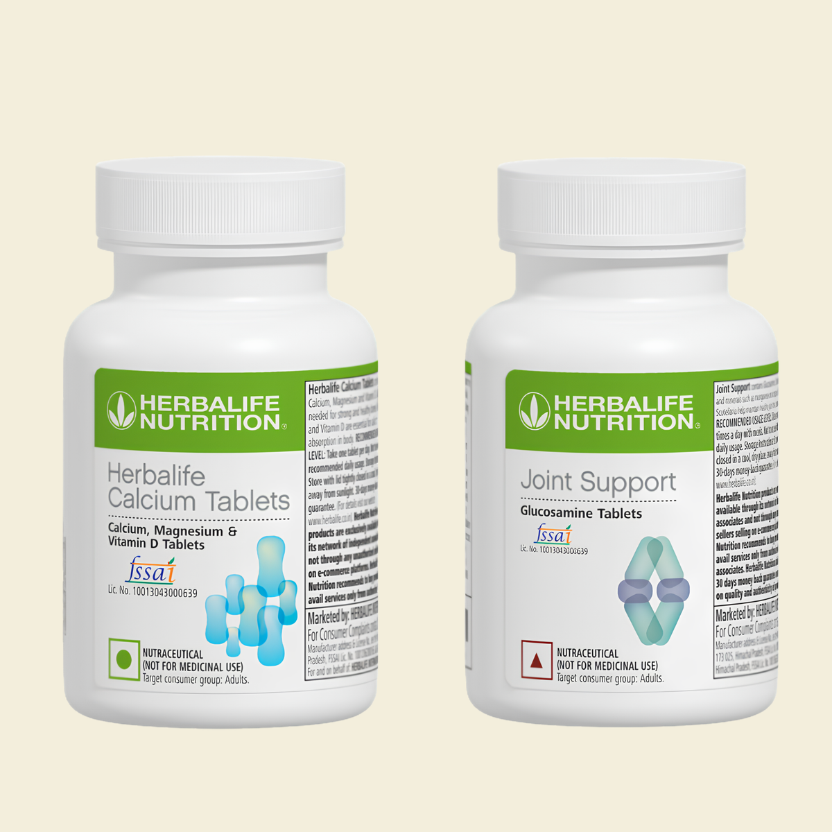 Herbalife Joint Support & Calcium Combo | Advanced Bone & Joint Health Supplement